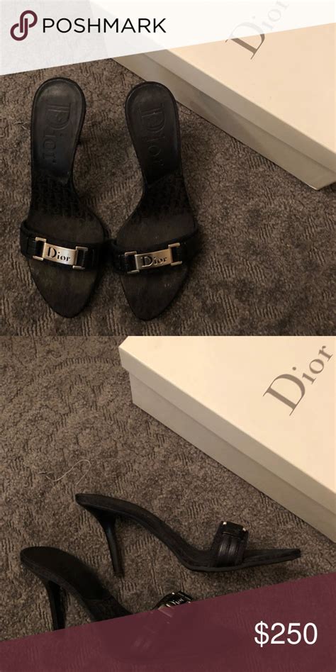 dior mules black|dior mules heels.